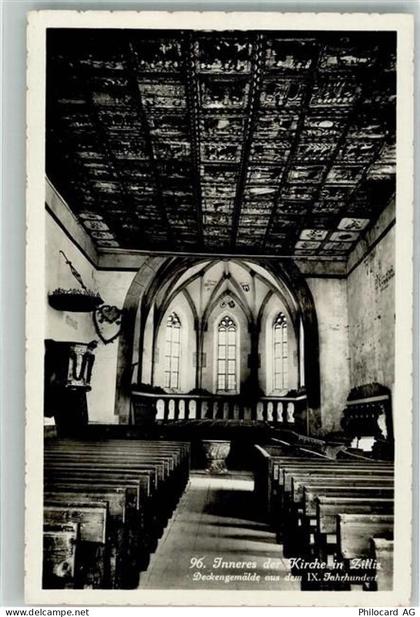 7432 Zillis-Reischen Foto AK Kirche innen - 38071460