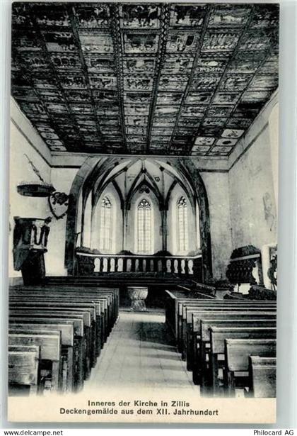 7432 Zillis-Reischen - Kirche Inneres - 10619042