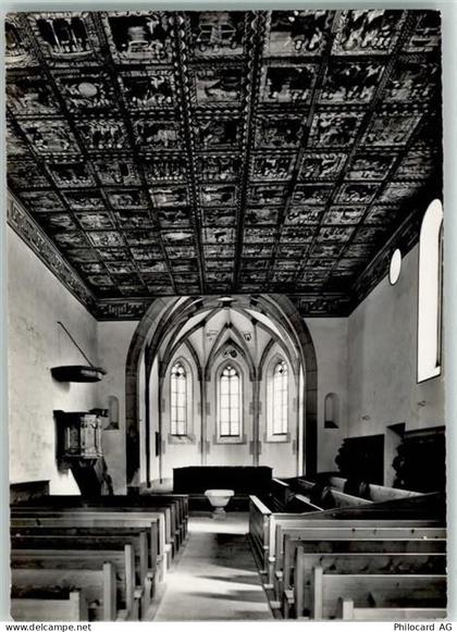 7432 Zillis-Reischen - Kirche romanische Kirchendecke - 39374657