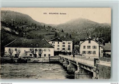 2354 Goumois Vautenaivre - Teilansicht mit Brücke, Verlag Simon Nr. 525... - 13070321