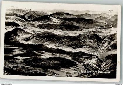 2854 Bassecourt Altdorf JU - Jura Landkarte - 39691840