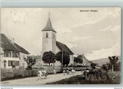 2914 Damvant 1915 - Kirche Kühe - 13218897