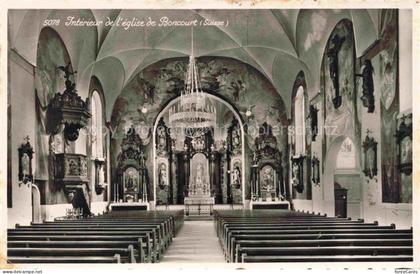 Boncourt  Dellle Porrentruy JU Interieur de l'eglise de Boncourt
