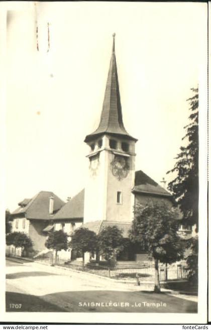 Saignelegier Temple o 1934