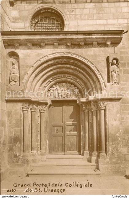Saint Ursanne Grand Portail de la Collegiale