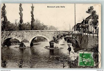 2926 Boncourt 1910 - Dampfzug Brücke - 10609177