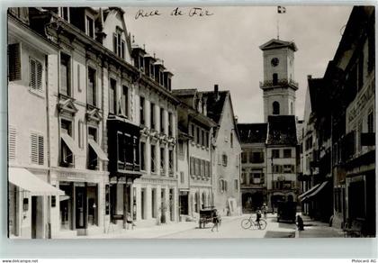 2800 Delémont Delsberg Foto AK Rue de Fez Ort handschriftlich - 13149161