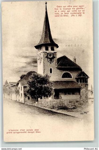 2350 Saignelégier - Kirche sign. Ch Kern - 10601076