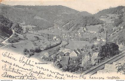 Suisse - SAINT-URSANNE (JU) Vue générale - Ed. L. Burgy 1190