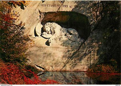 Carte Postale - Suisse - LU Lucerne - Luzern - Lowendenkmal - Monument du Lion - CPM - Carte Neuve - Voir Scans Recto-Ve