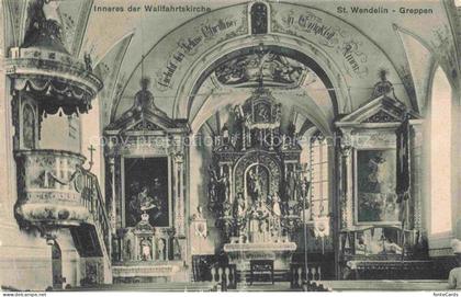 Greppen LZ St. Wendelin Inneres der Wallfahrtskirche