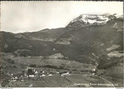 Schwarzenberg LU Schwarzenberg Fliegeraufnahme x 1955