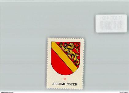 6215 Beromünster - Vignette Wappen Kaffee Hag ca 1920-1940 - 11100419