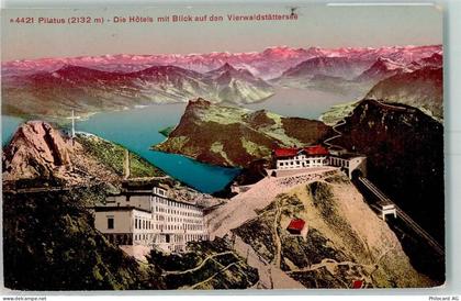 6010 Kriens 1912 - Pilatus Die Hotels mit Blick auf den Vierwaldstätters... - 10393394