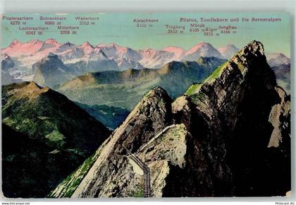 6010 Kriens 1914 - Pilatus Tomlishorn und die Berneralpen - 10393531