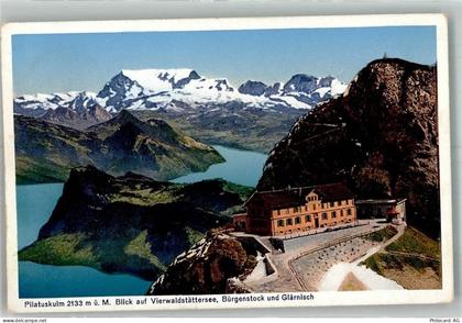 6010 Kriens 1927 Foto AK Hotel Pilatus Kulm Pilatuskaulm - 38219067