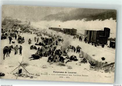 6000 Luzern Lucerne - Panorama de Lucerne Bivouac et train d ambulances ... - 39403033