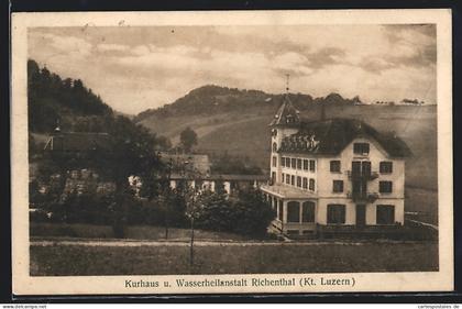 AK Richenthal, Kurhaus und Wasserheilanstalt