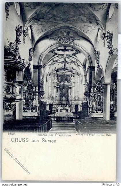 6210 Sursee - Parrkirche, Innenansicht - 51279611