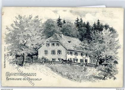 2037 Montmollin - 1903 Restaurant du Chasseur Erhlatung: Eckknick - 50810690