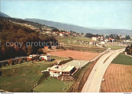 Bevaix Restaurant de L Hippocampe Fliegeraufnahme