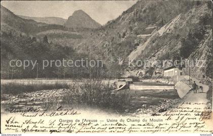 Champ-du-Moulin Usine Gorges de l'Areuse