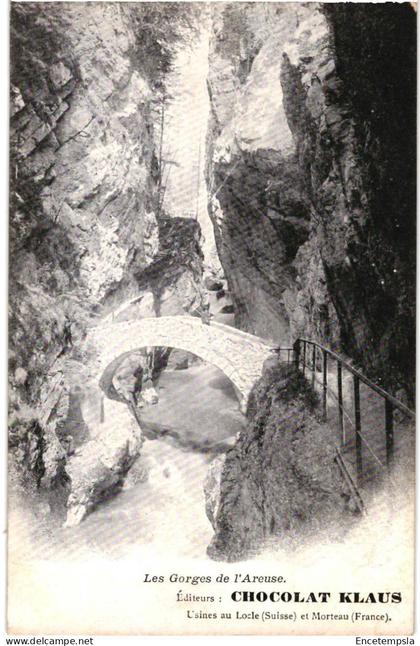 CPA  Carte  Postale  Suisse Gorges de l'Areuse   VM111008ok