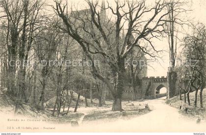 Gorgier NE Entree du Chateau de Gorgier
