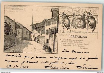 2016 Cortaillod 1903 - Maikäfer Tiere vermenschlicht Gedicht Ph. Godet... - 13514374