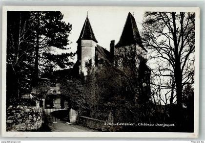 2088 Cressier NE Foto AK Schloss Jeanjaquet - 38216794