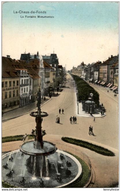 La Chaux de Fonds - La Fontaine Monumentale