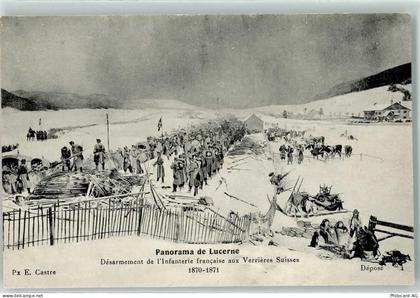 2126 Les Verrières - Panorama de Lucerne Desarmement de l Infanterie fra... - 10591707