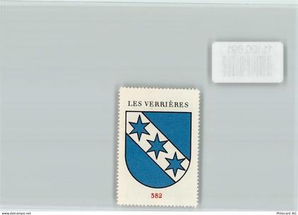 2126 Les Verrières - Vignette Wappen Kaffee Hag ca 1920-1940 Les Verriér... - 11100891