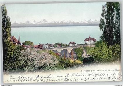 2034 Peseux - Serrières, Alpenpanorama - 51088570