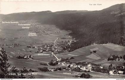 Suisse - VAL DE RUZ (NE) Vue panoramique - Ed. S. G. 7599