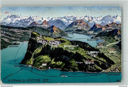 6362 Stansstad - Bürgenstock Vogelschau - 38024952