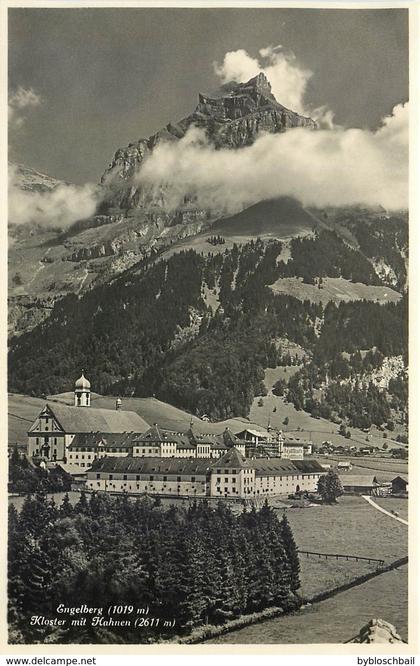4 CPSM Suisse OW Obwald Engelberg Kloster Mit Hahsen + mit Hahnen Spannorter u. Titlis + mit Spannörter