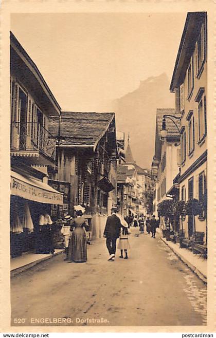 Schweiz - ENGELBERG (OW) Dorfstraße - Stickereien aus St. Gallen und Appenzell Haus Jullien - Broderies de Saint-Gall et