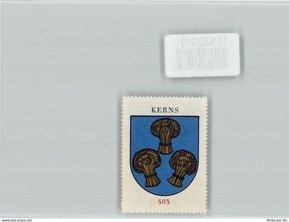 6064 Kerns - Vignette Wappen Kaffee Hag ca 1920-1940 - 11102010