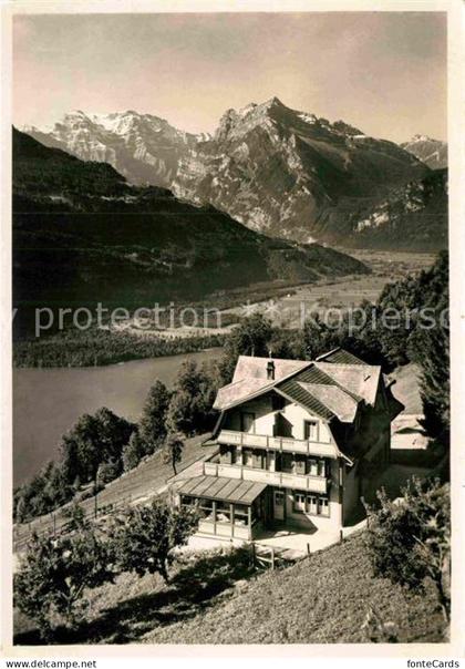 Amden Walensee SG Kurhaus Bellevue Walensee Glaernisch Rautispitz