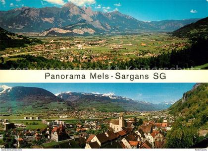 Mels Panorama Mels Sargans Alpen