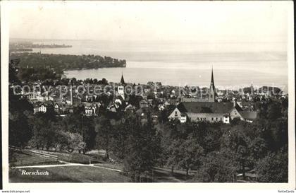 Rorschach Bodensee Panorama mit Bodensee