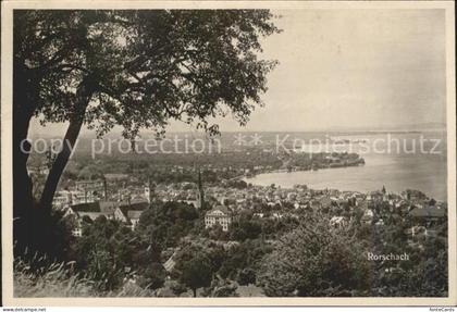 Rorschach Bodensee Panorama mit Bodensee