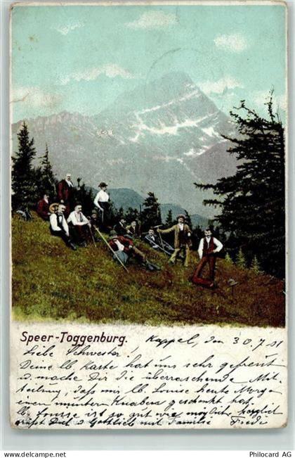 Speer Walensee 1901 - Männer bei der Rast - 10625176