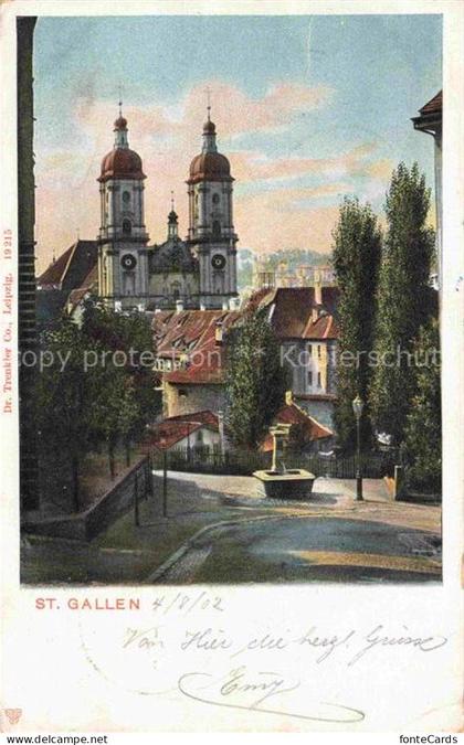 St Gallen SANKT GALLEN SG Kathedrale
