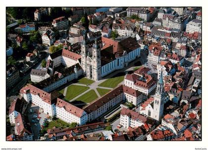 St Gallen SANKT GALLEN SG Kathedrale Kloster Regierungsgebaeude Altstadt Luftbil