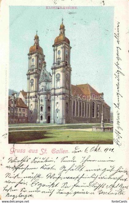 St Gallen SANKT GALLEN SG Klosterkirche