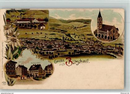 9606 Bütschwil 1901 BOAKC Fabrik Lithographie - 13700365