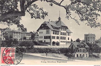 Schweiz - DEGERSHEIM (SG) Evang. Schulhaus - Verlag E. Leibacher