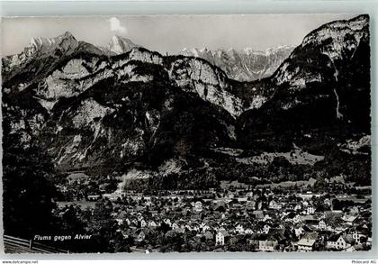 8890 Flums - gegen Alvier - 10393221